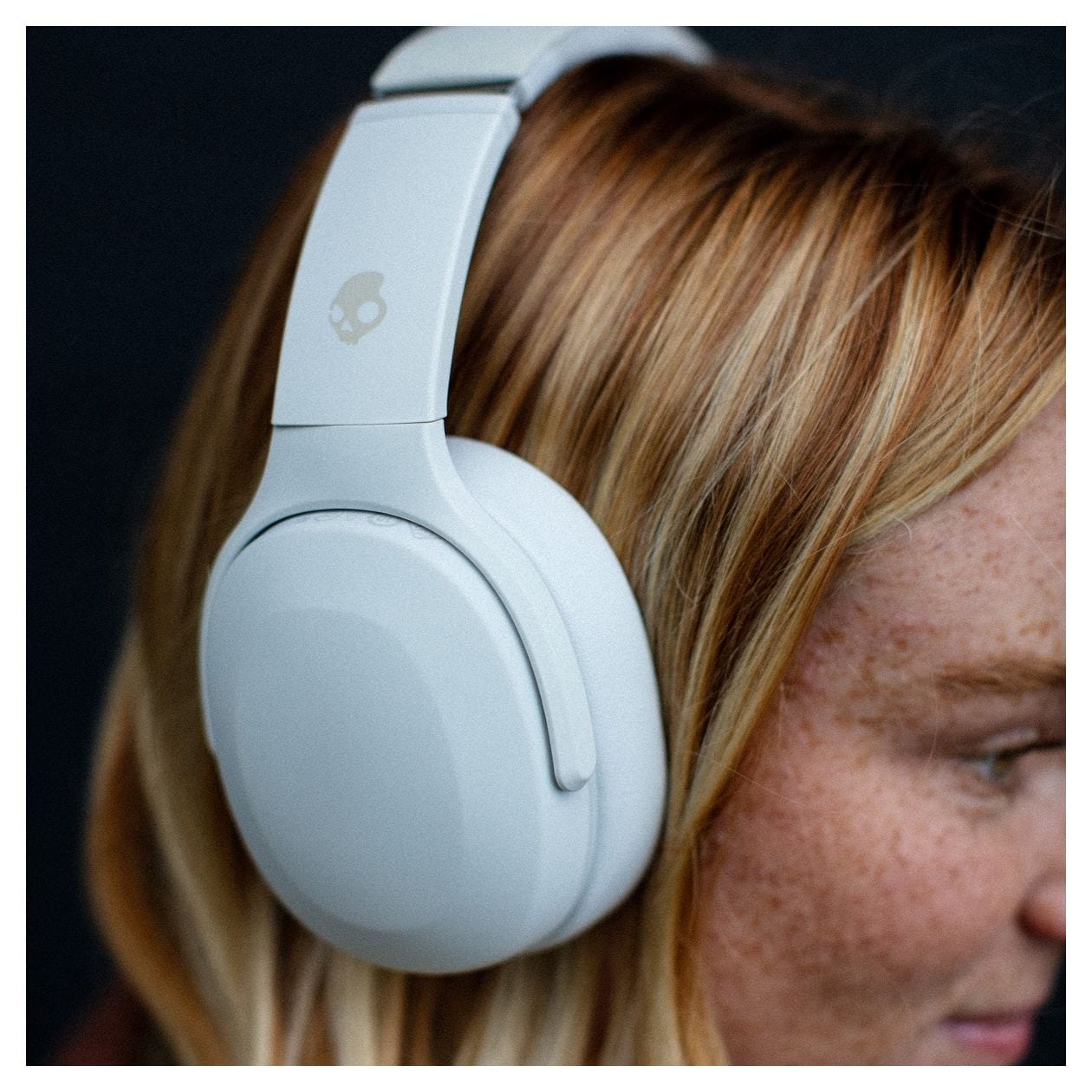 Crusher Evo Over Ear Bluetooth Kopfhörer kabelgebunden&kabellos USB Typ-C  (Weiß) 