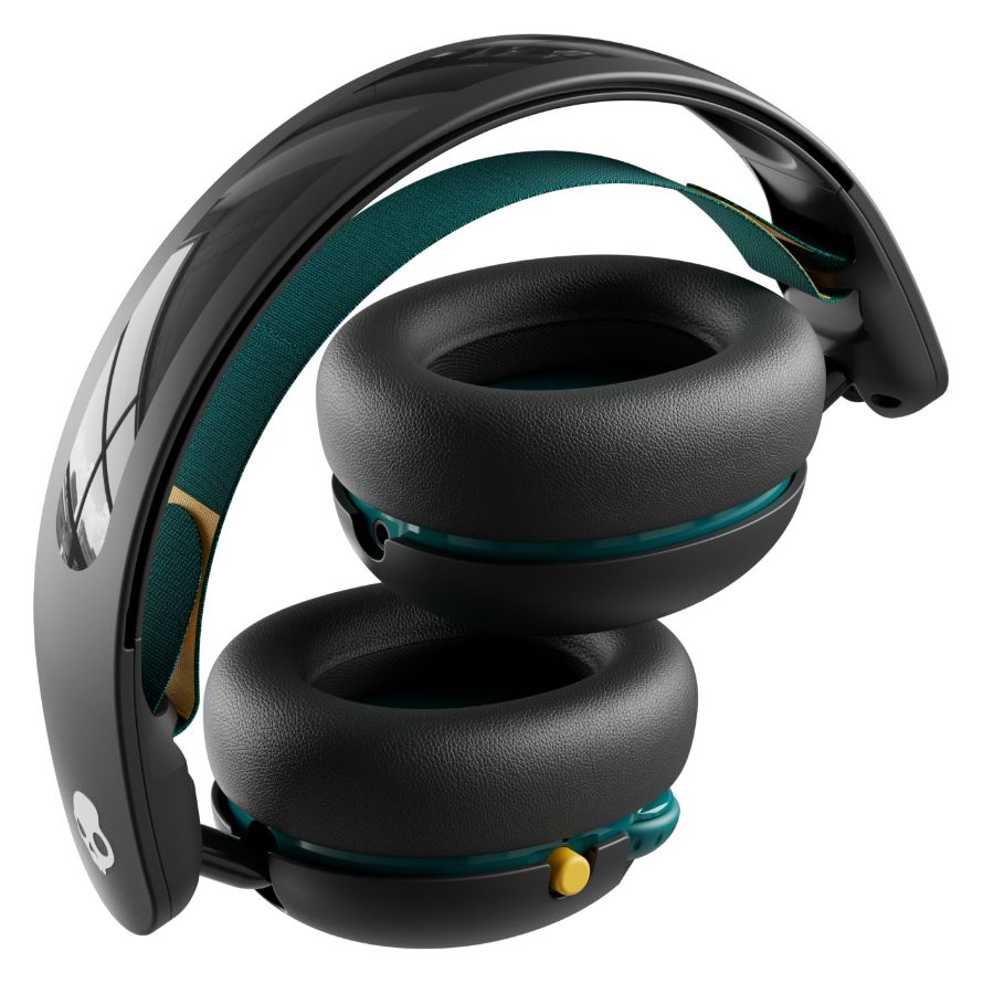 Grom Wireless Over Ear Bluetooth Kopfhörer kabellos 45 h Laufzeit USB Typ-C  (Schwarz) 