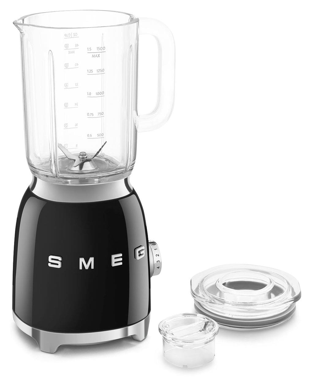 BLF03BLEU 1,5 l Standmixer 4 Geschwindigkeiten 800 W  (Schwarz) 