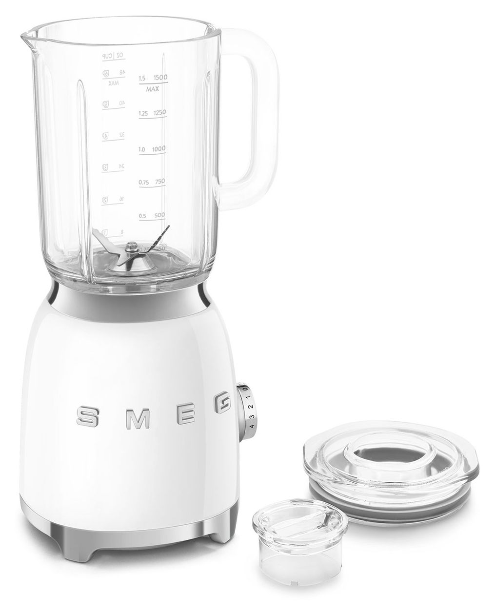 BLF03WHEU 1,5 l Standmixer 4 Geschwindigkeiten 800 W  (Weiß) 