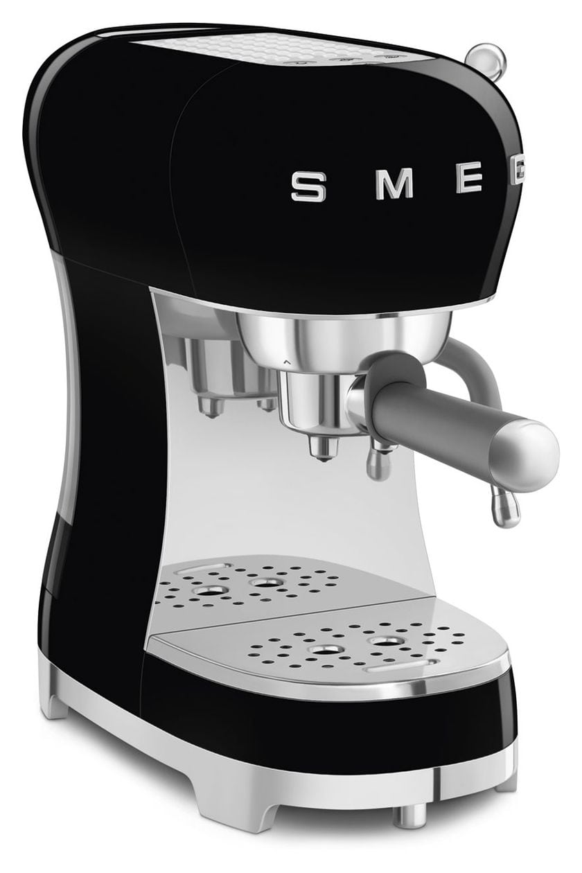 ECF02BLEU Siebträger Kaffeemaschine 15 bar 1350 W  (Schwarz) 