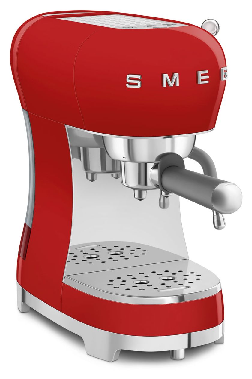 ECF02RDEU Siebträger Kaffeemaschine 15 bar 1350 W  (Rot) 