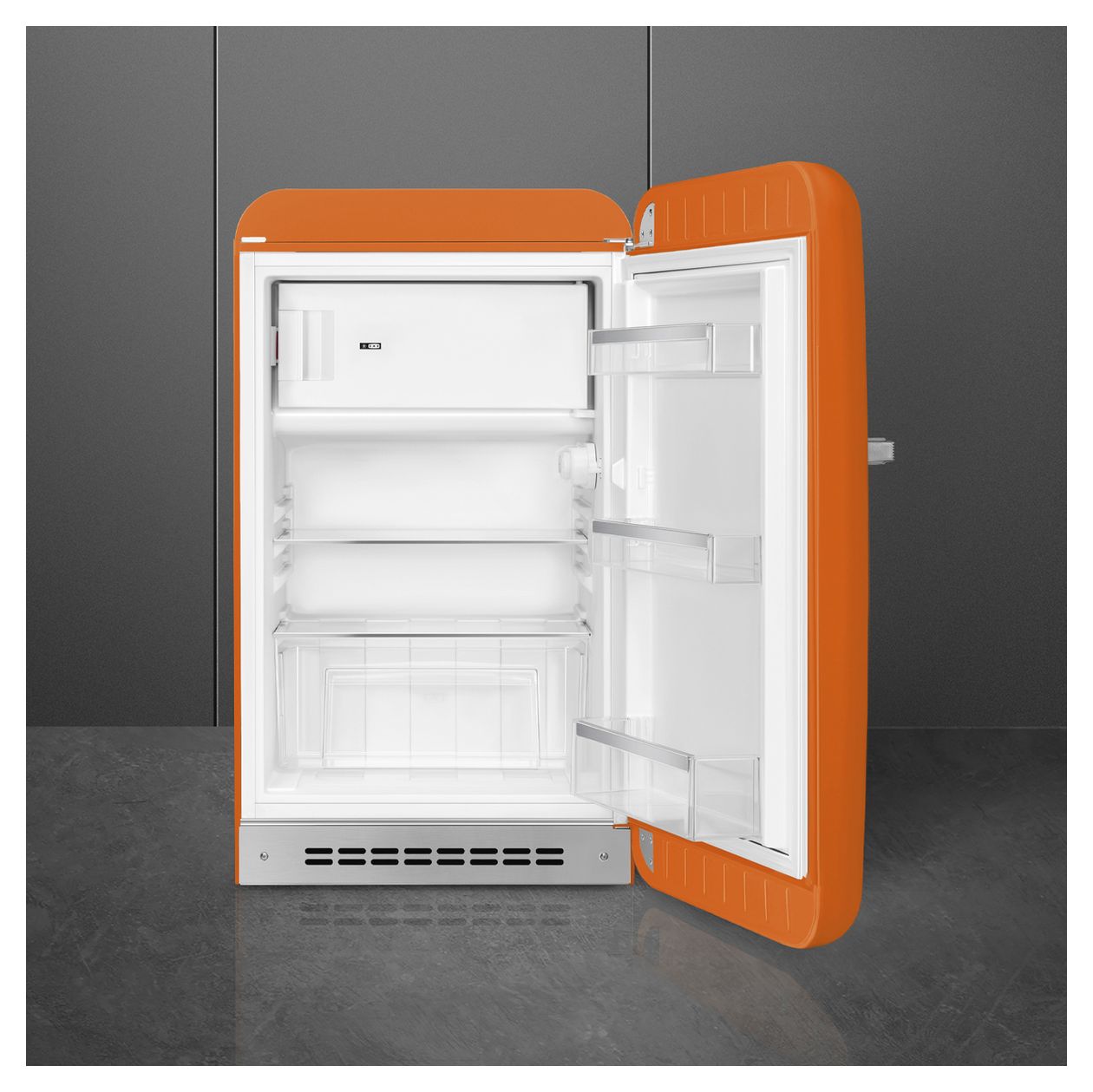 FAB10ROR6 122 l / 105 l Kühlschrank freistehend EEK: D 115 kWh Jahr  (Orange) 