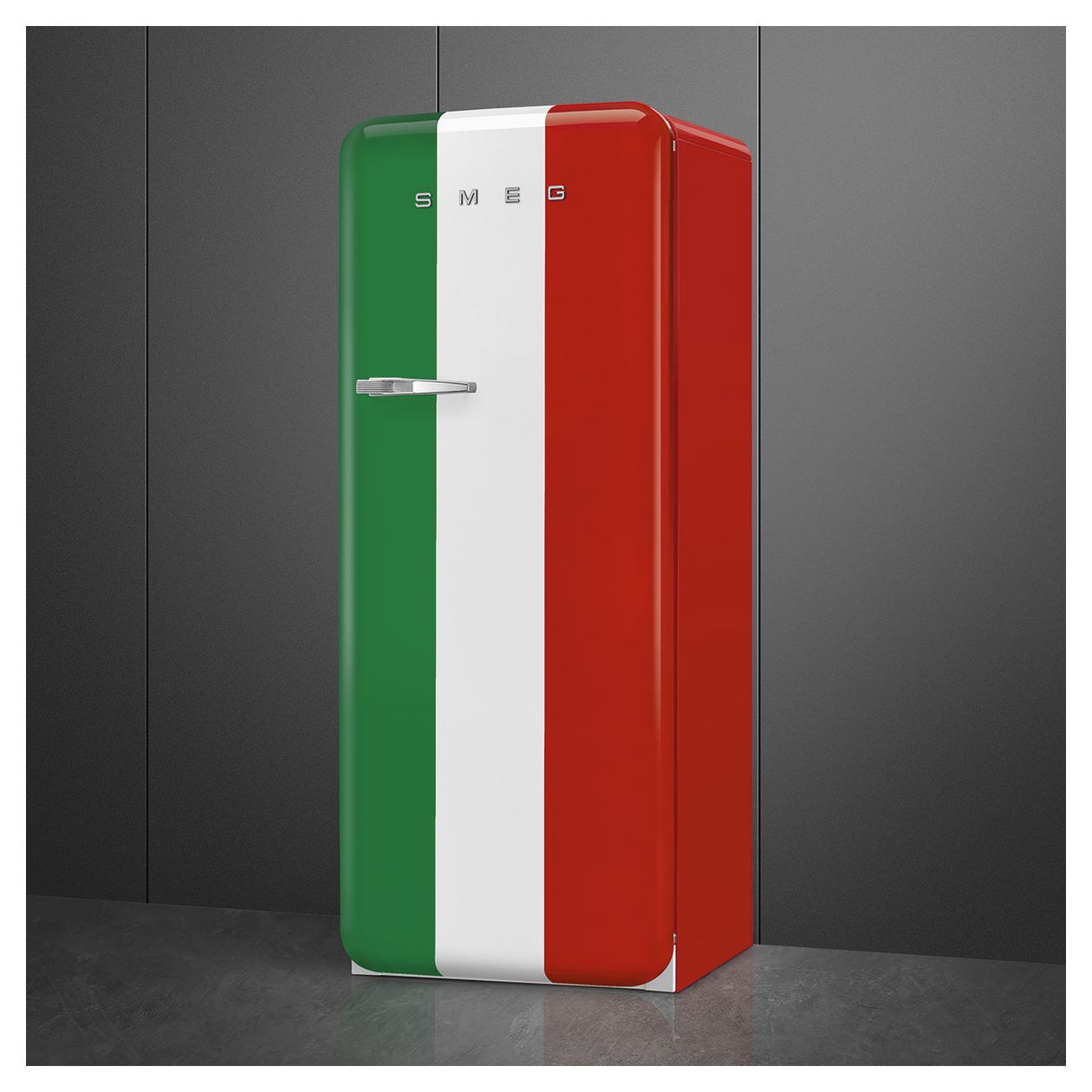 FAB28RDIT6 270 l / 244 l Kühlschrank freistehend EEK: C 104 kWh Jahr  (Grün, Weiß, Rot) 