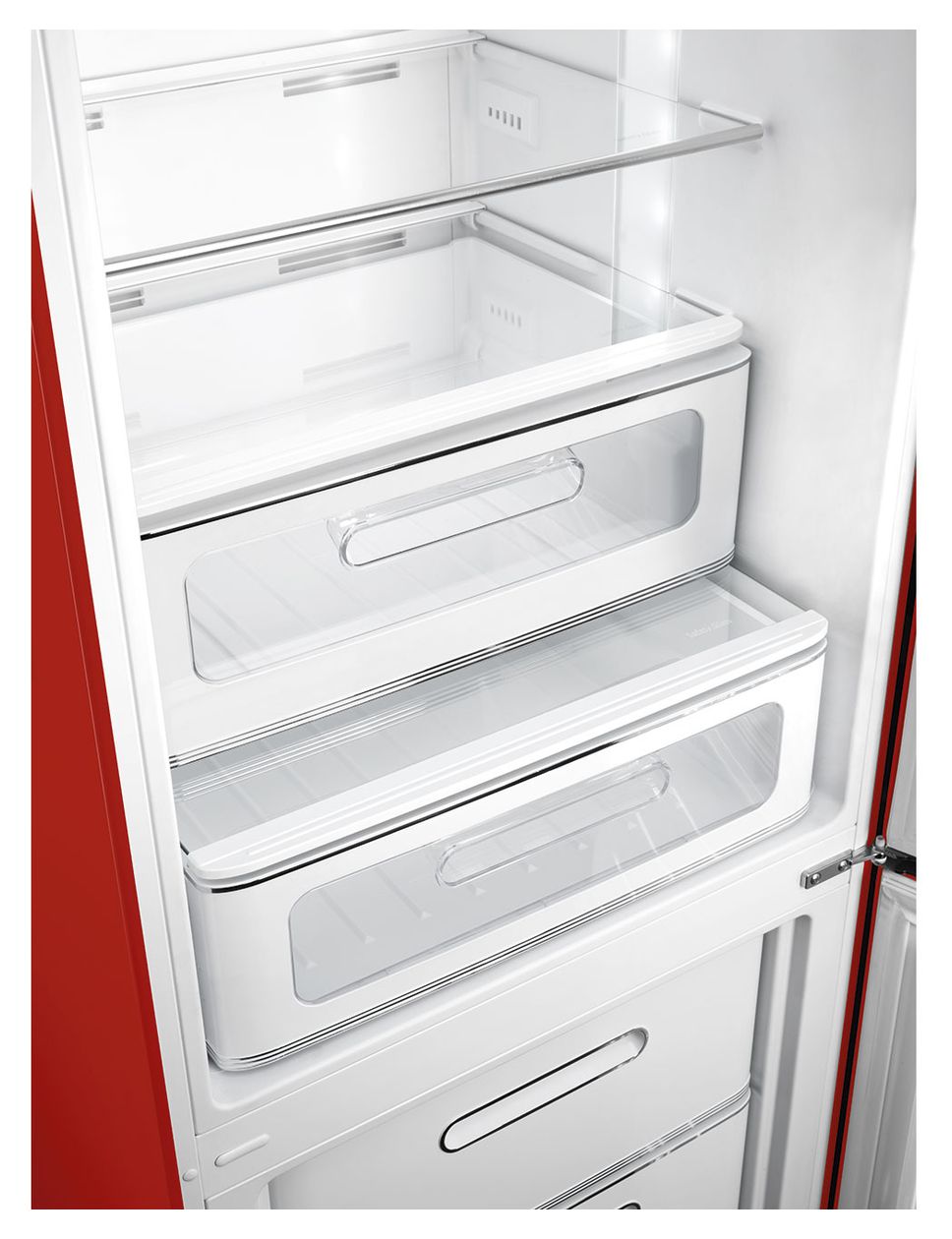 FAB32RRD6 234 l / 97 l Kühl-Gefrierkombi freistehend NoFrost 158 kWh Jahr  (Rot) 