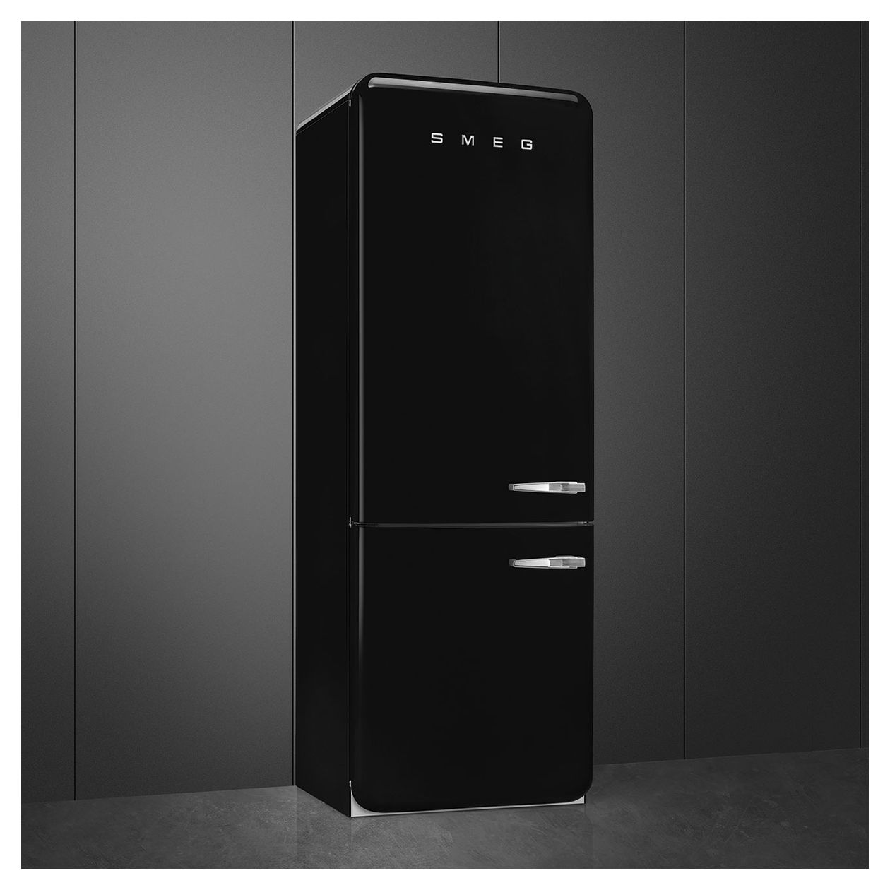 FAB38LBL6 344 l / 137 l Kühl-Gefrierkombi freistehend NoFrost 230 kWh Jahr  (Schwarz) 