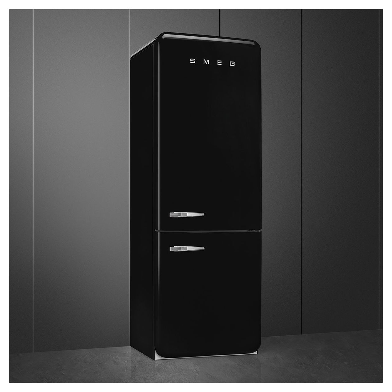FAB38RBL6 344 l / 137 l Kühl-Gefrierkombi freistehend NoFrost 230 kWh Jahr  (Schwarz) 