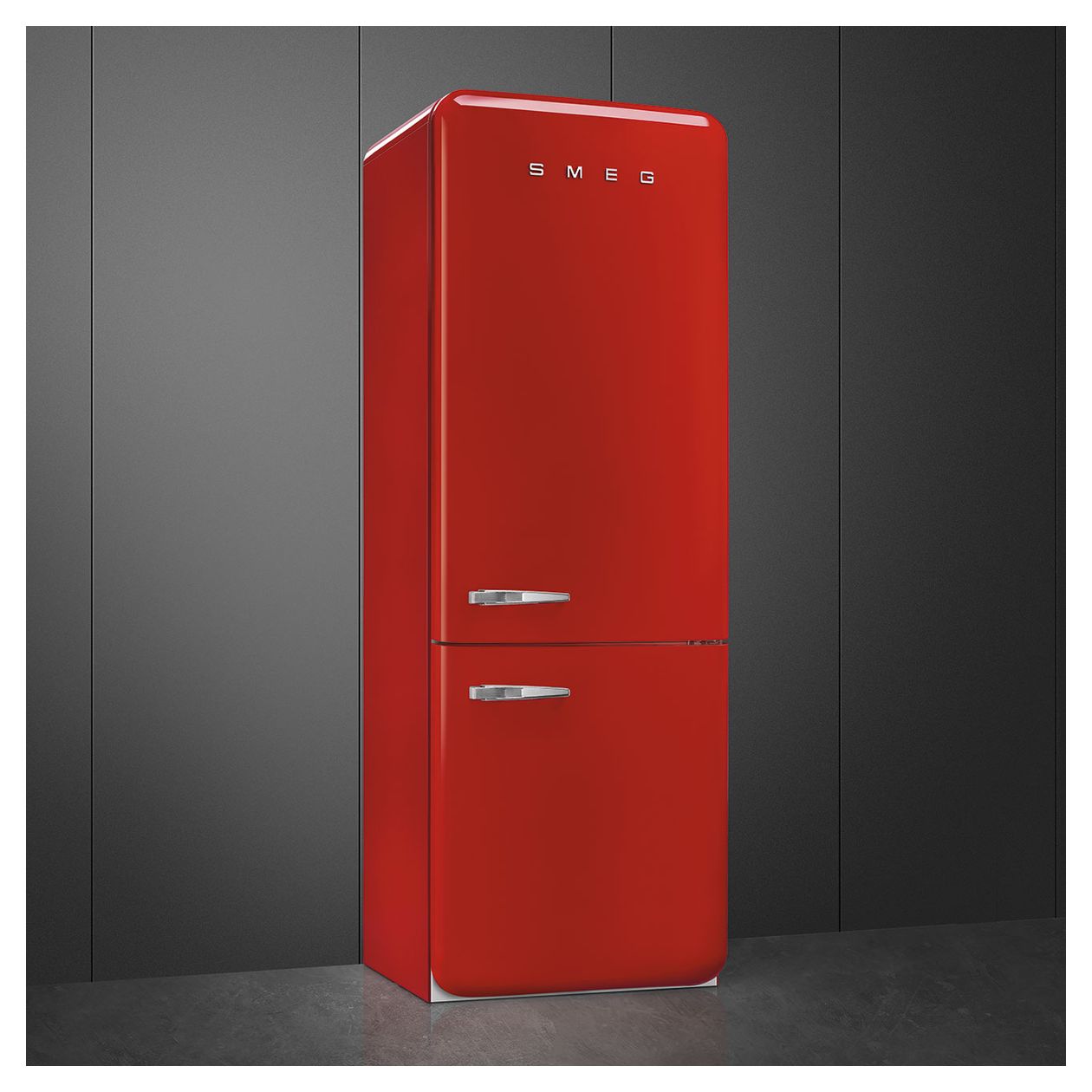 FAB38RRD6 344 l / 137 l Kühl-Gefrierkombi freistehend NoFrost 230 kWh Jahr  (Rot) 