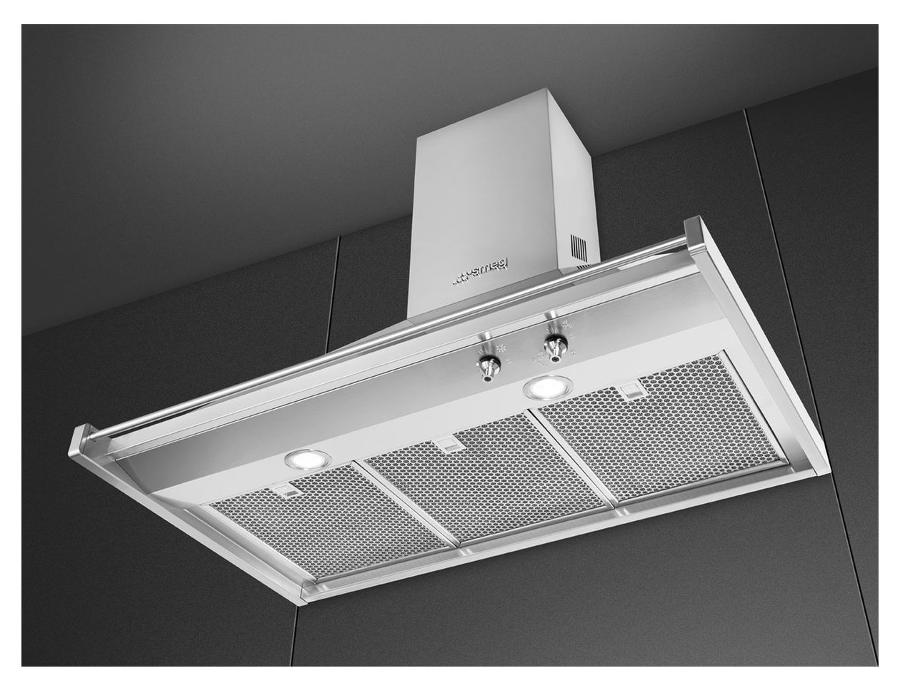 KD90HXE Abluft/Umluft Dunstabzugshaube/Esse Wand 90 cm (Edelstahl) 
