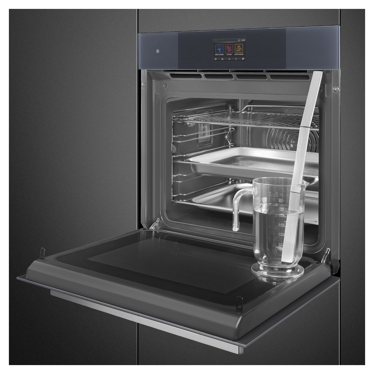 SO6104S4PG Einbaubackofen 68 l Dampfgaren AutoClean 