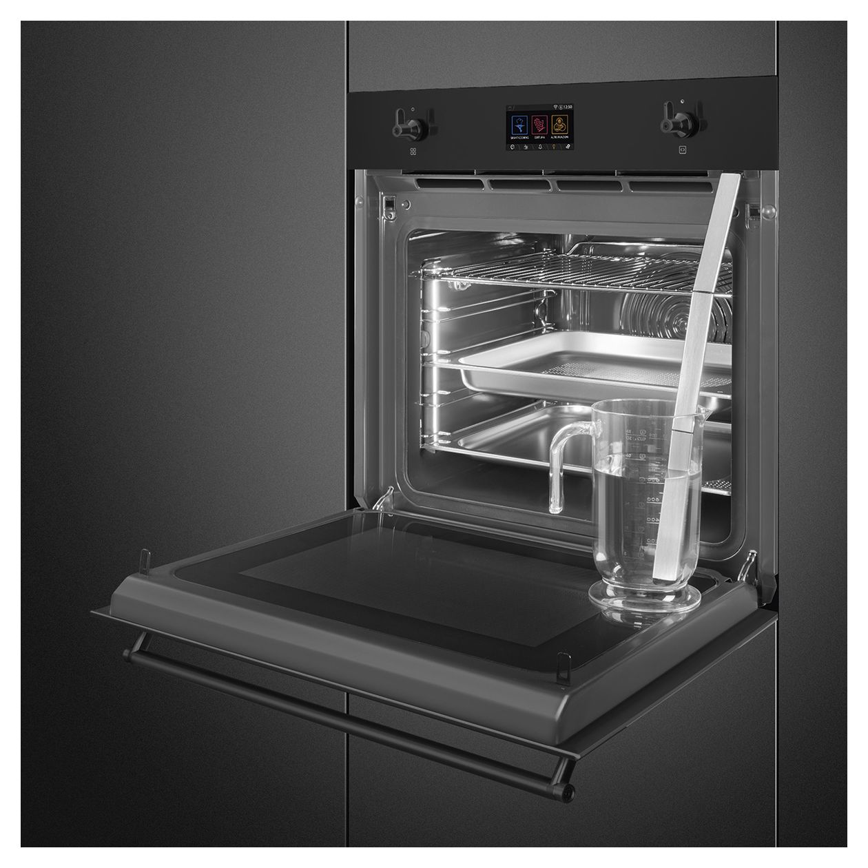 SO6303APN Einbaubackofen 68 l Dampfgaren AutoClean Mikrowelle 