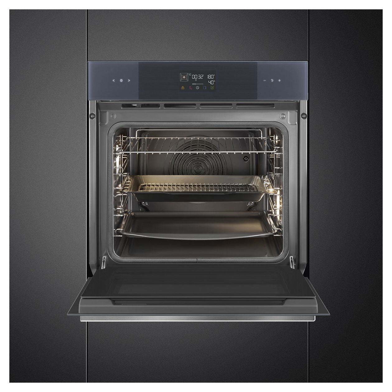 SOP6102TG Einbaubackofen 68 l AutoClean 