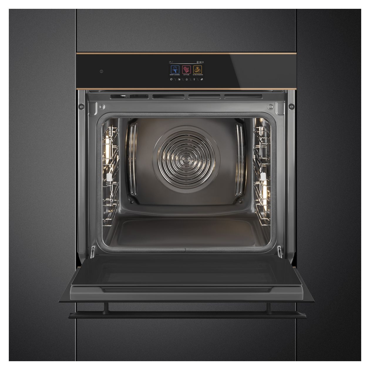 SOP6604TPNR Einbaubackofen 68 l Dampfgaren AutoClean 