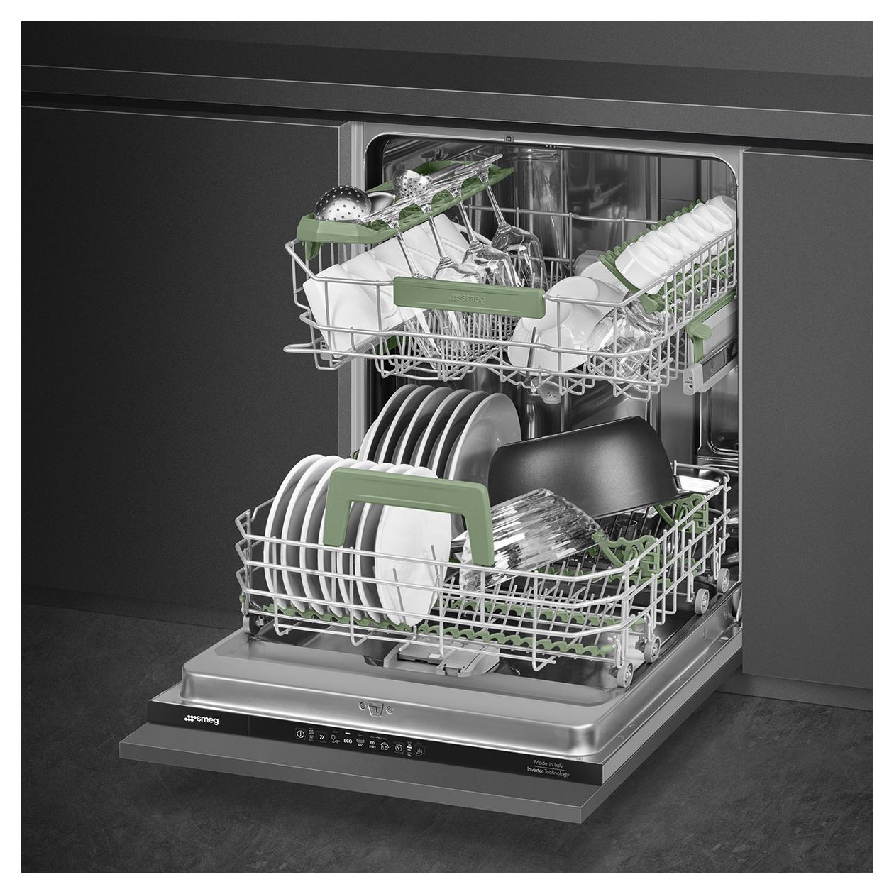 STL251CLDE 60 cm Geschirrspüler vollintegriert (ohne Front) Leise 13 Maßgedecke aquaStop Funktion 