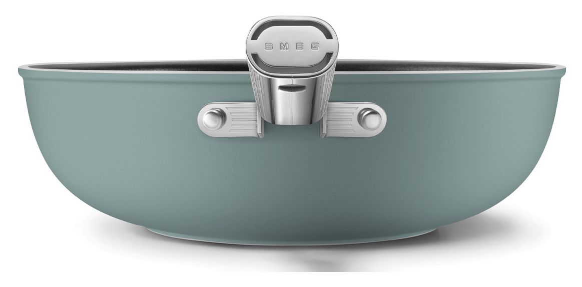 WOF3002EGM Wok 50's Style 30 cm Keramik beschichtet für alle Herdplatten und Backöfen bis 250° Spülmaschinengeeignet 