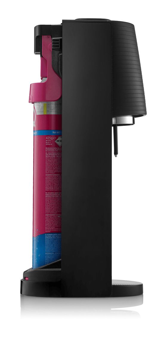 Terra Vorteilspack inkl. 3 Kunststoffflaschen Wassersprudler  (Schwarz) 