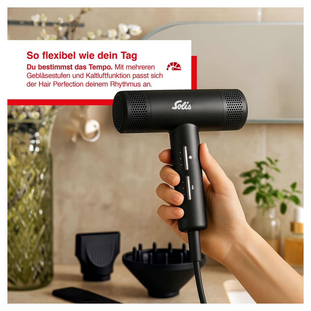 3805 Hair Perfection Haartrockner 1600 W  (Schwarz) 