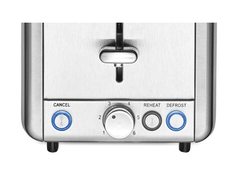 920.12 Steel Toaster 925 W 2 Scheibe(n) 6 Stufen  (Edelstahl) 