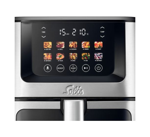 Air Fry & Dry XL Heißluftfritteuse 7,5 l 1870 W  (Schwarz, Silber) 