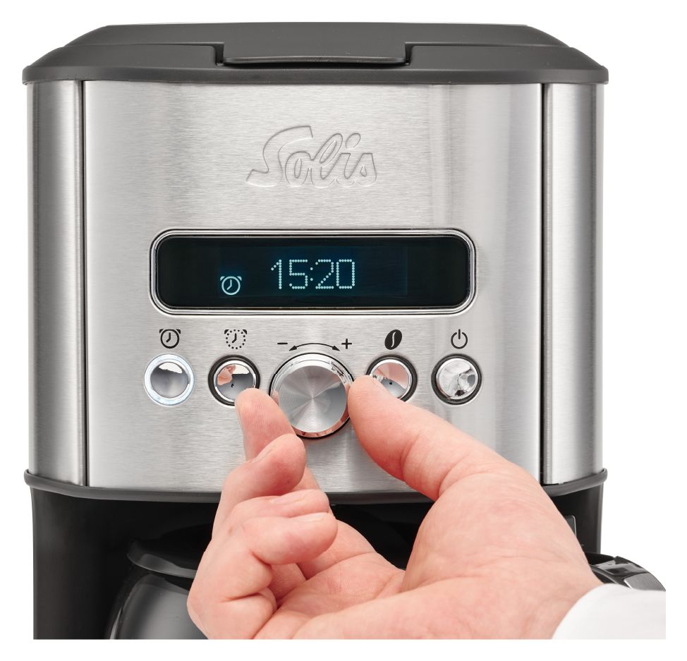 Aroma Brewer Filterkaffeemaschine 1,7 l (Schwarz, Stahl, Transparent) 