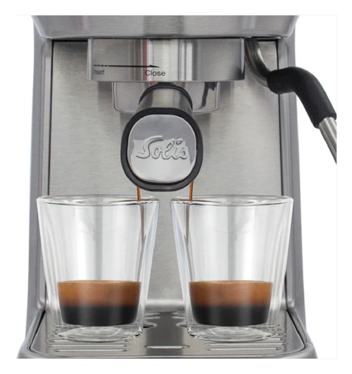 Barista Perfetta Plus Siebträger Kaffeemaschine  (Silber) 