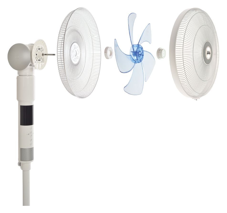 Breeze 360º Ventilator Stand  (Weiß) 