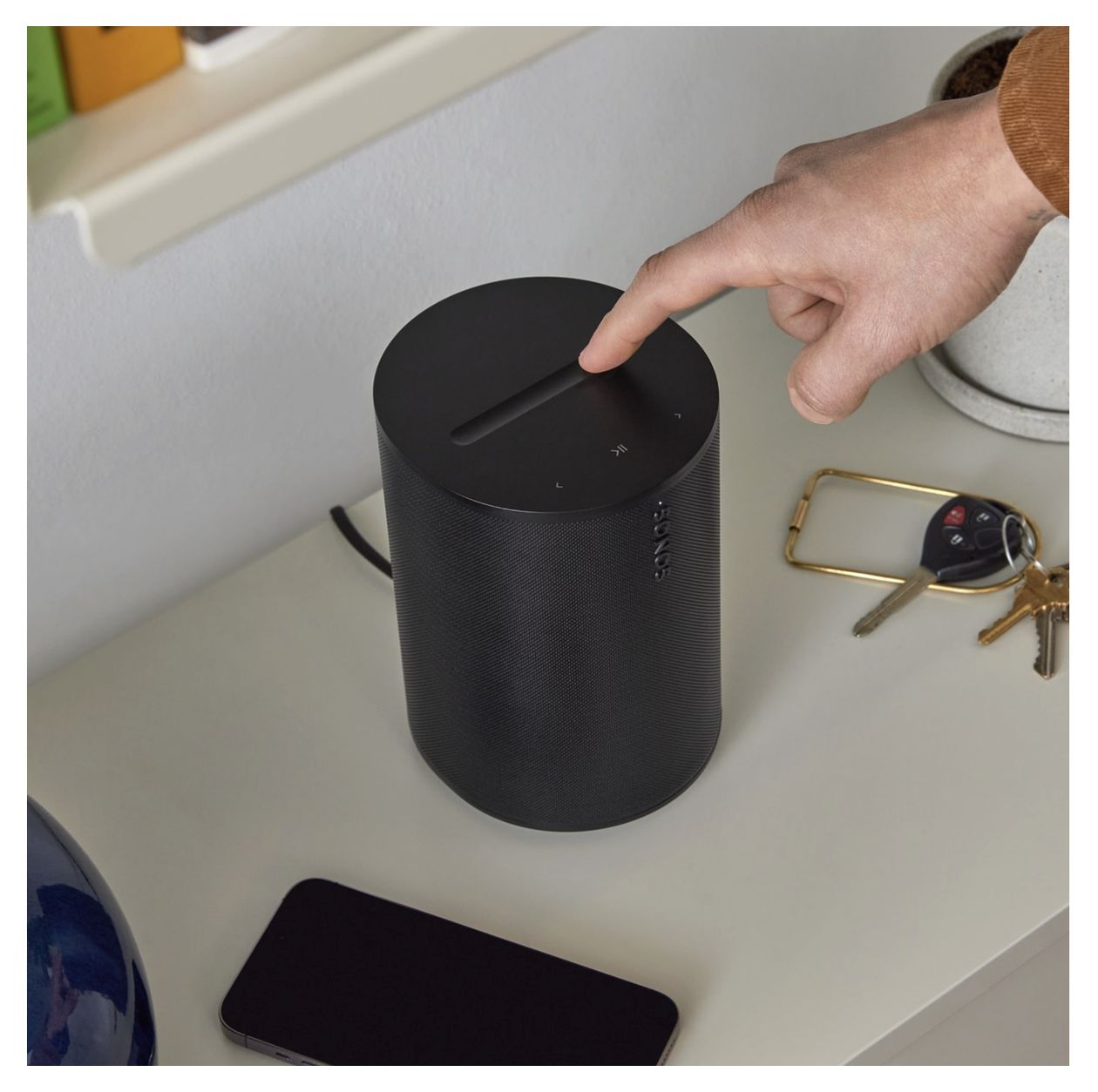 Era 100 SL Wlan Lautsprecher mit Bluetooth  (Schwarz) 
