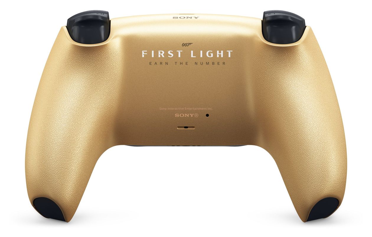 DualSense Wireless Controller - 007 First Light Limited Edition Analog / Digital Gamepad für PC/MAC/Android/iOS/PlayStation 5  (Schwarz, Gold) 