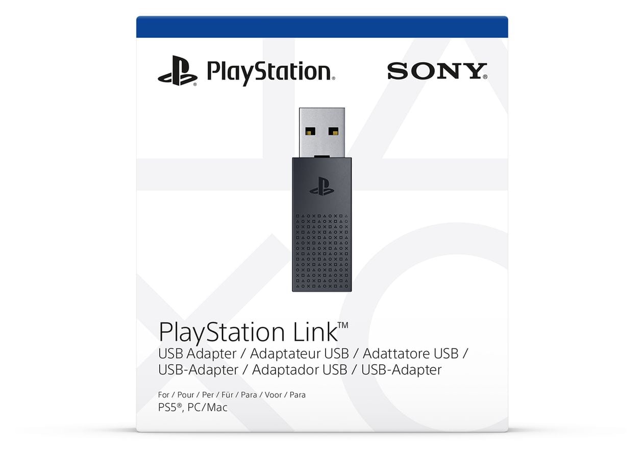 PlayStation Link USB Adapter PC, PlayStation PS5 Kabelgebunden  (Schwarz) 