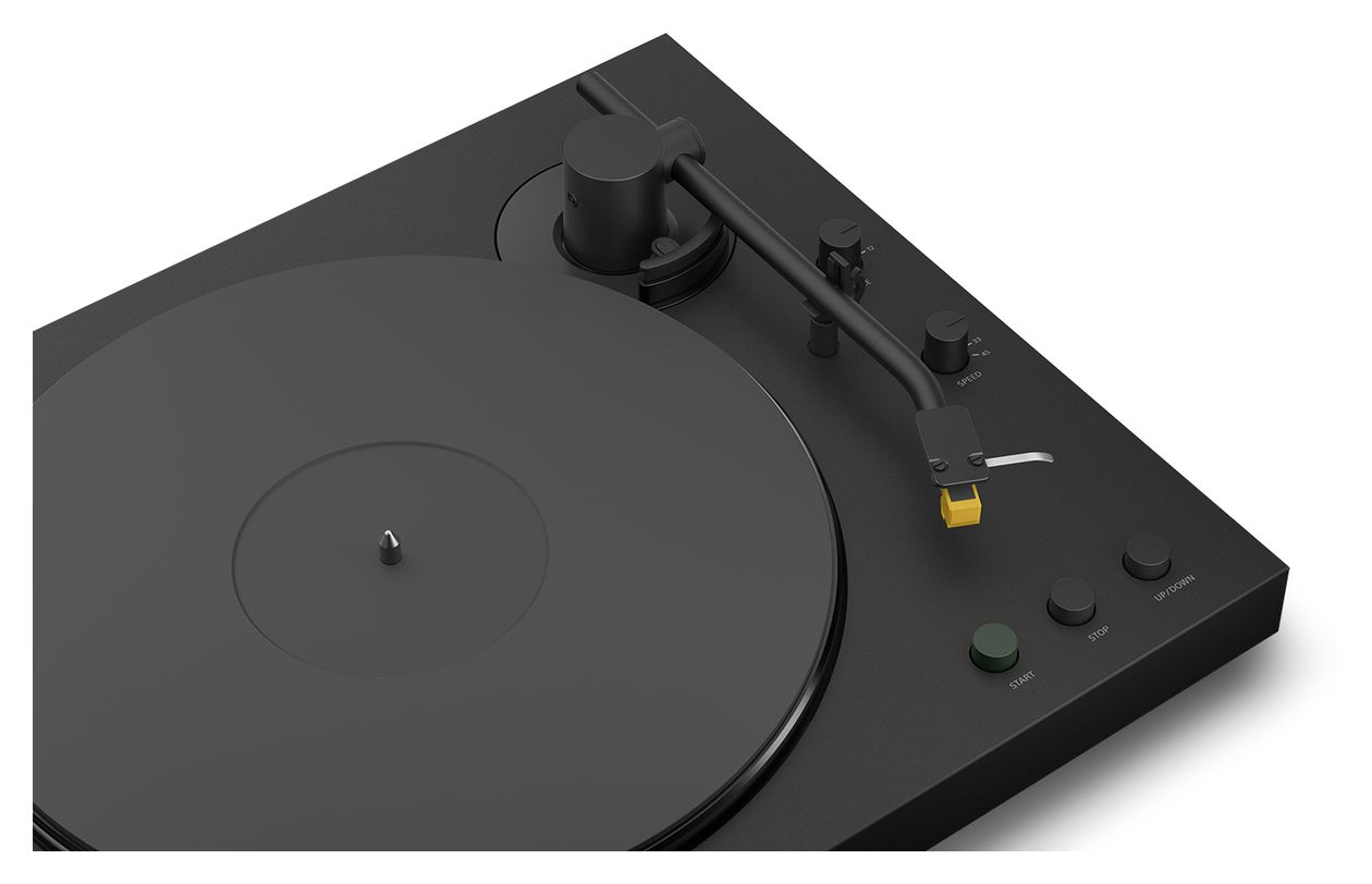 PS-LX5BT Audio-Plattenspieler mit Riemenantrieb  (Schwarz) 