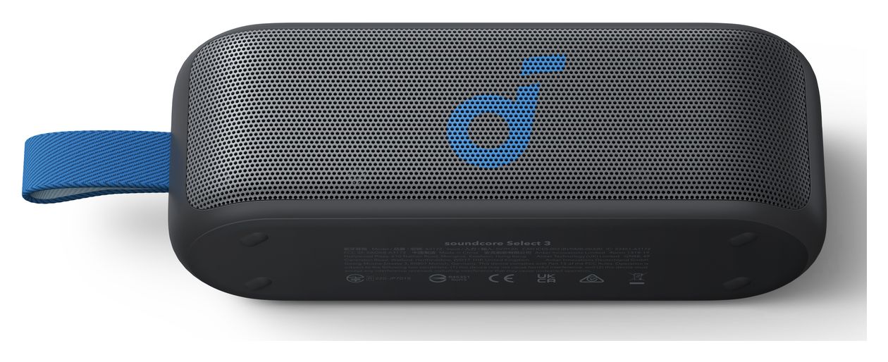 Select 3 16 W Bluetooth Lautsprecher IPX7 Laufzeit bis 20 h  (Grau, Blau) 