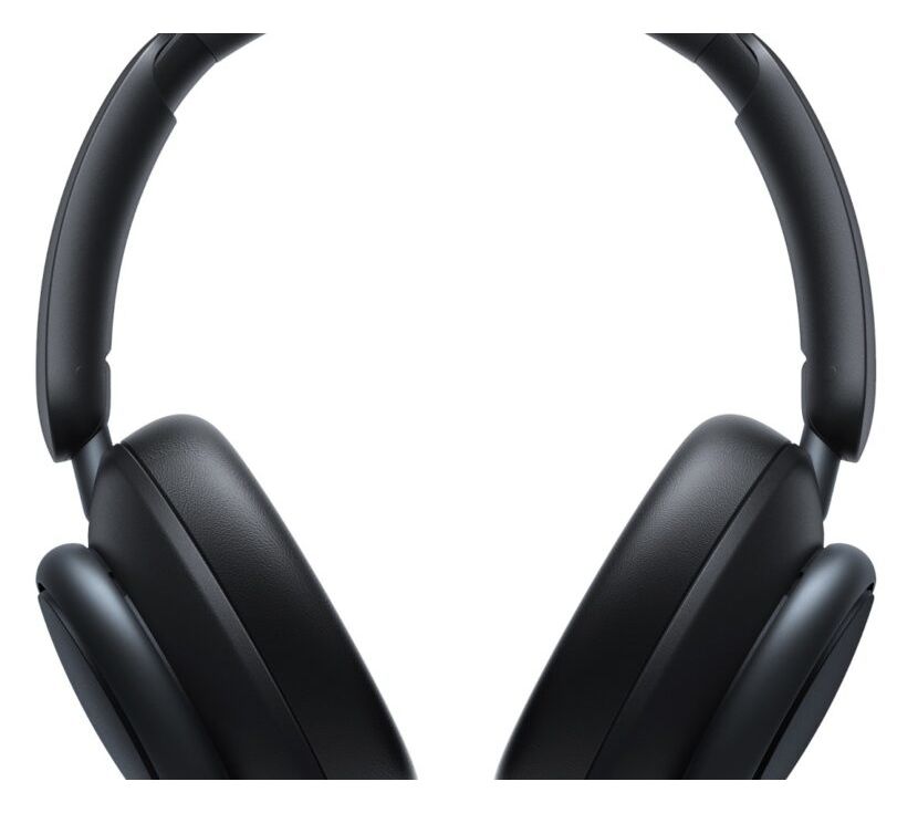 Space Q45 Over Ear Bluetooth Kopfhörer kabelgebunden&kabellos 50 h Laufzeit USB Typ-C  (Schwarz) 