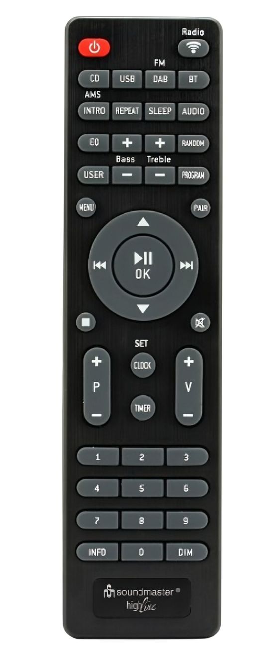 ICD1050SW CD Player DAB+, FM Radio  (Grau) 