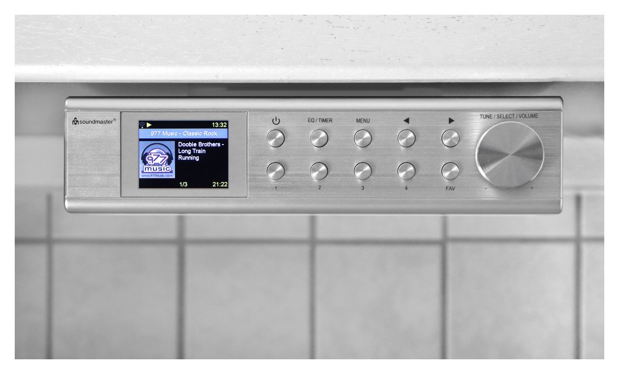 IR1500SI DAB+, FM, UKW Radio Internet  (Silber) 
