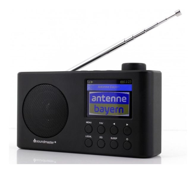 IR6500SW Bluetooth DAB, FM Radio Tragbar  (Schwarz) 