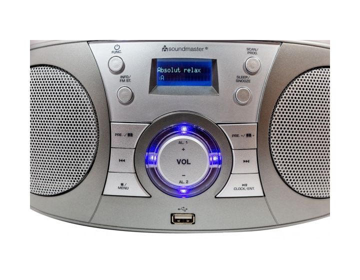 SCD1800TI Bluetooth DAB+, FM Radio Persönlich  (Silber) 
