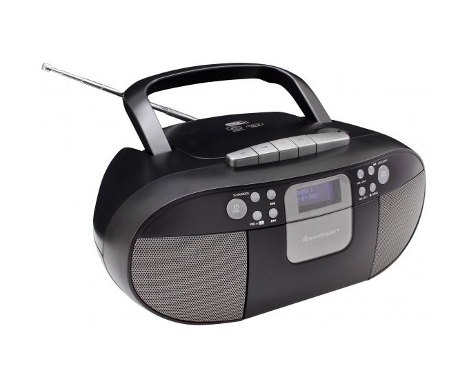 SCD7800 CD Payer DAB+, FM Radio  (Schwarz) 