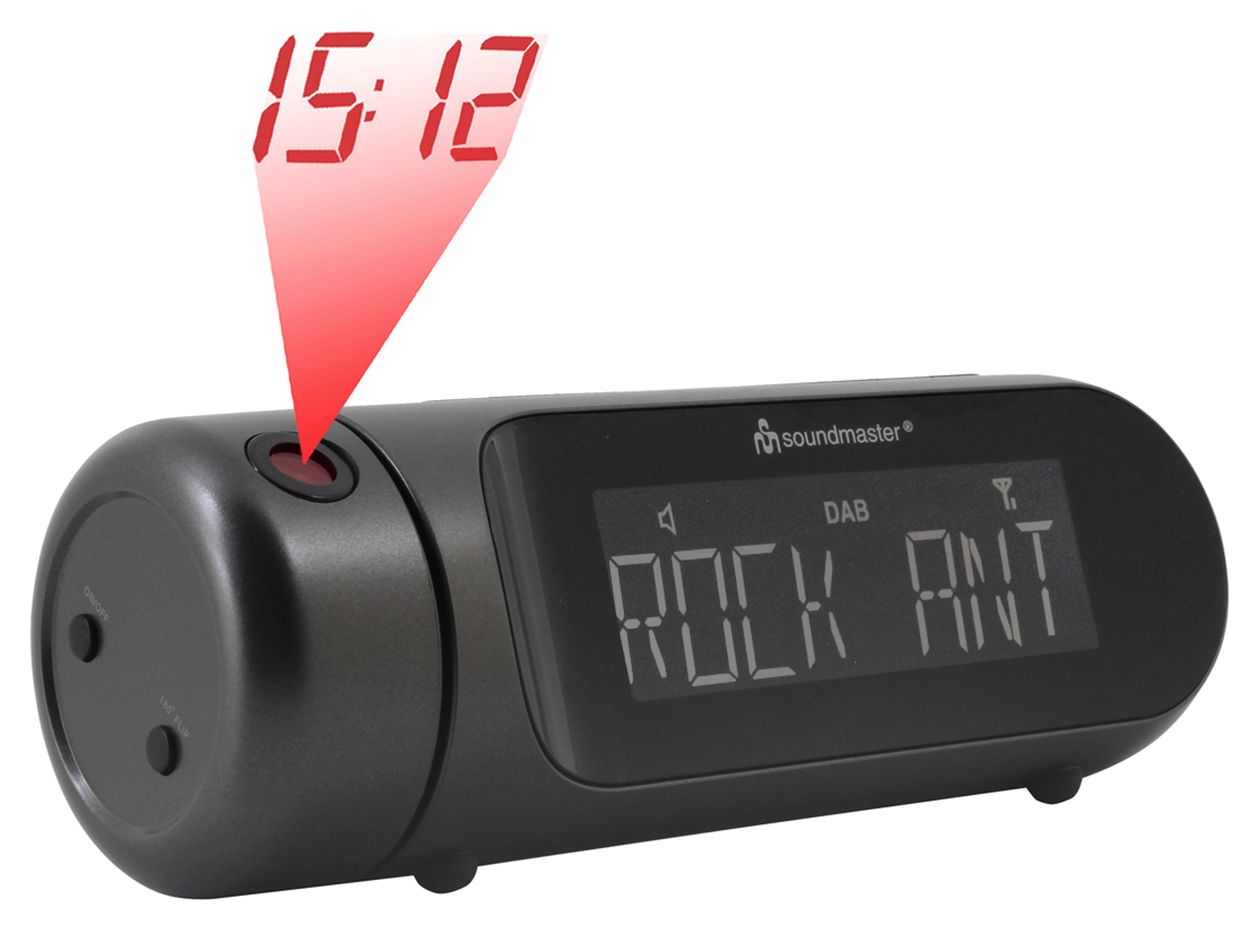UR6700AN DAB+, FM Radio Uhr  (Schwarz) 