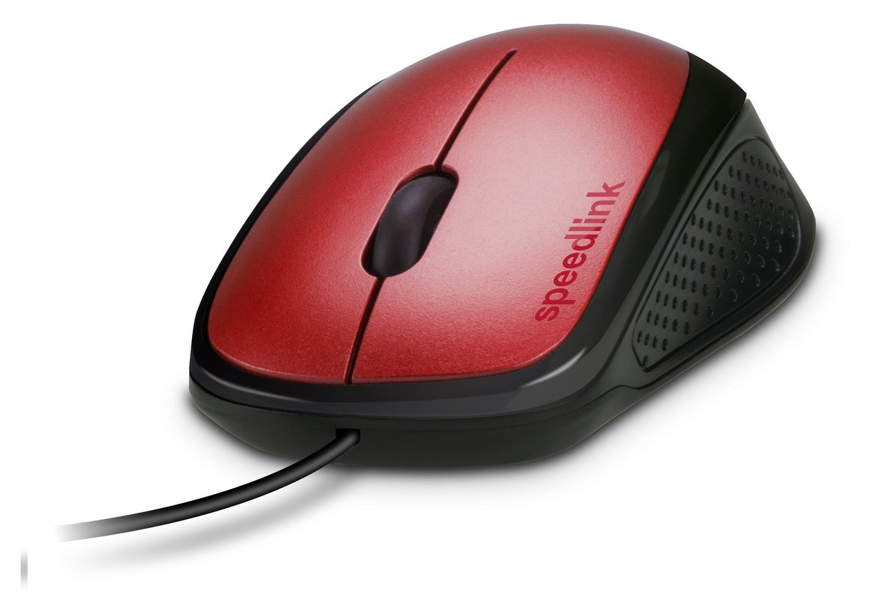 Kappa 1000 DPI Büro Maus Optisch  (Schwarz, Rot) 