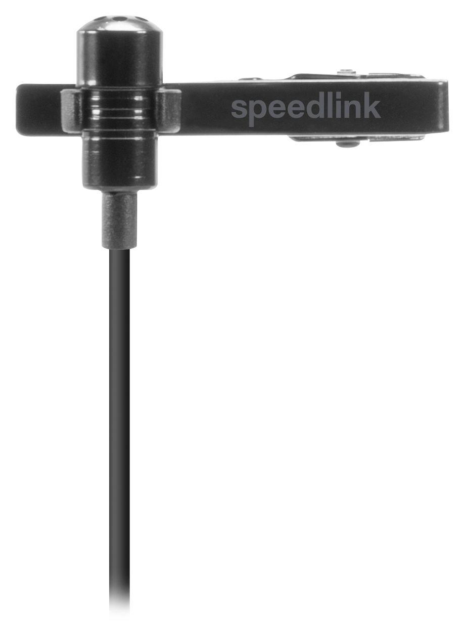 SL-800006 SPED Kabelgebunden Aufsteckbares Mikrofon 3,5 mm (1/8")  (Schwarz) 