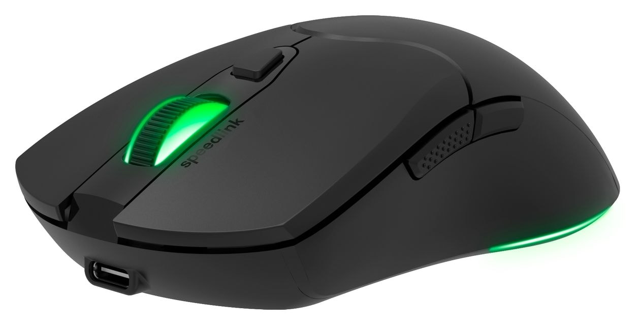 Velox Wireless 4800 DPI Gaming Maus  (Schwarz) 