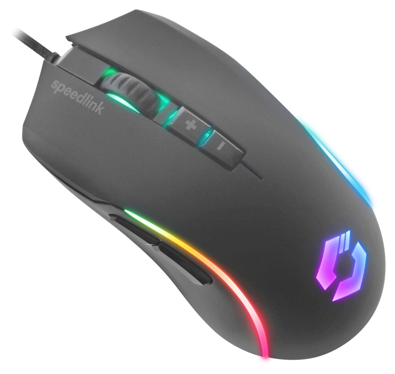 Zavos 6400 DPI Gaming Maus  (Schwarz) 