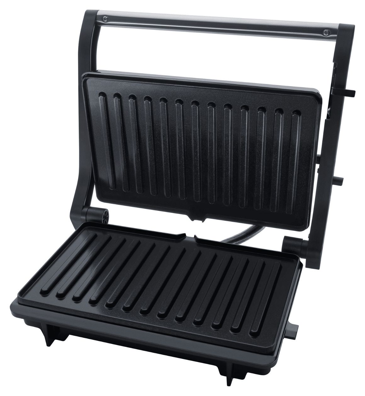 FG10 Grillino Kontaktgrill 1000 W mit 230 x 145 mm Fläche  (Schwarz) 