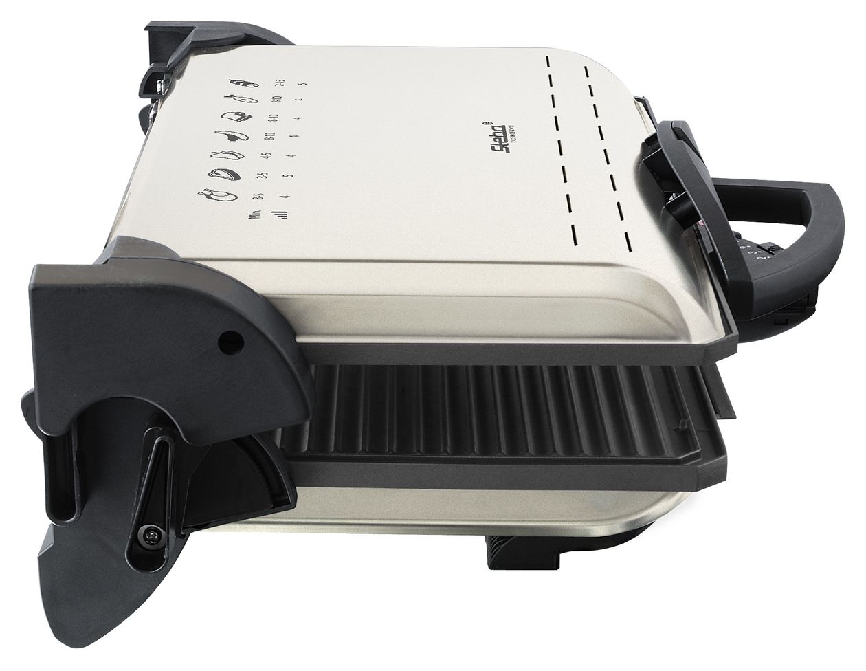 PG 4.4 Kontaktgrill 2000 W mit 370 x 230 mm Fläche  (Schwarz, Champagner) 