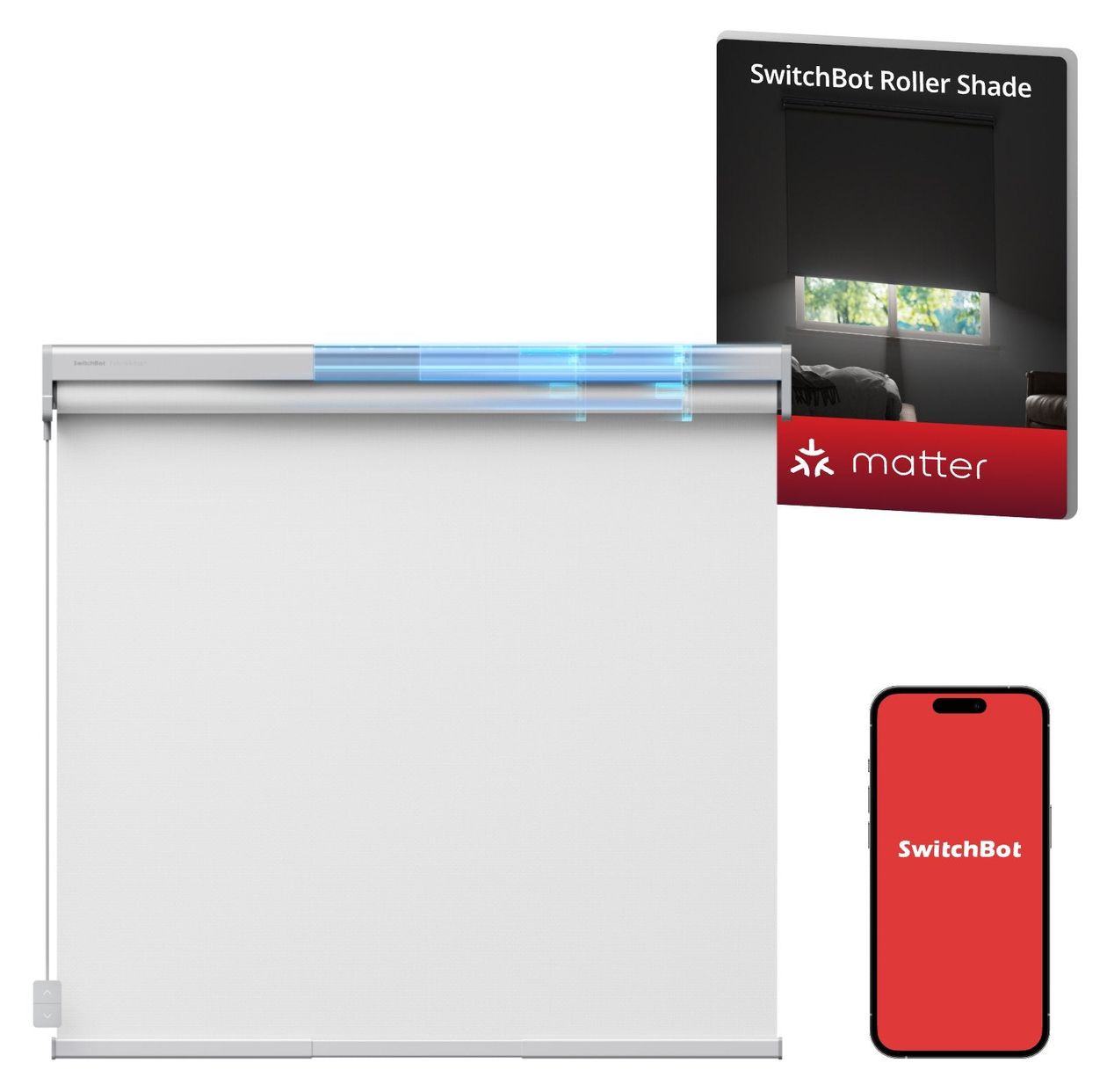 W5000000M 80-110 cm smarter Rollladen   (Weiß) 