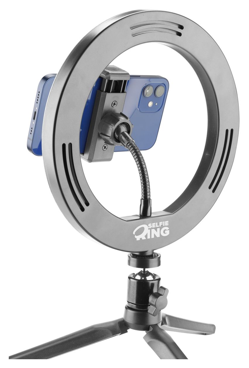 Selfie Ring Selfie-Licht 198 mm Universal  (Schwarz) 