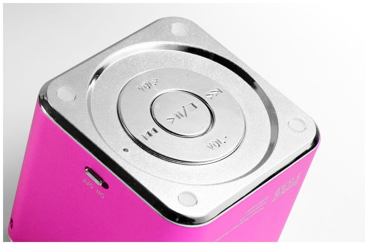 Mini MusicMan portabler Lautsprecher (Pink) 