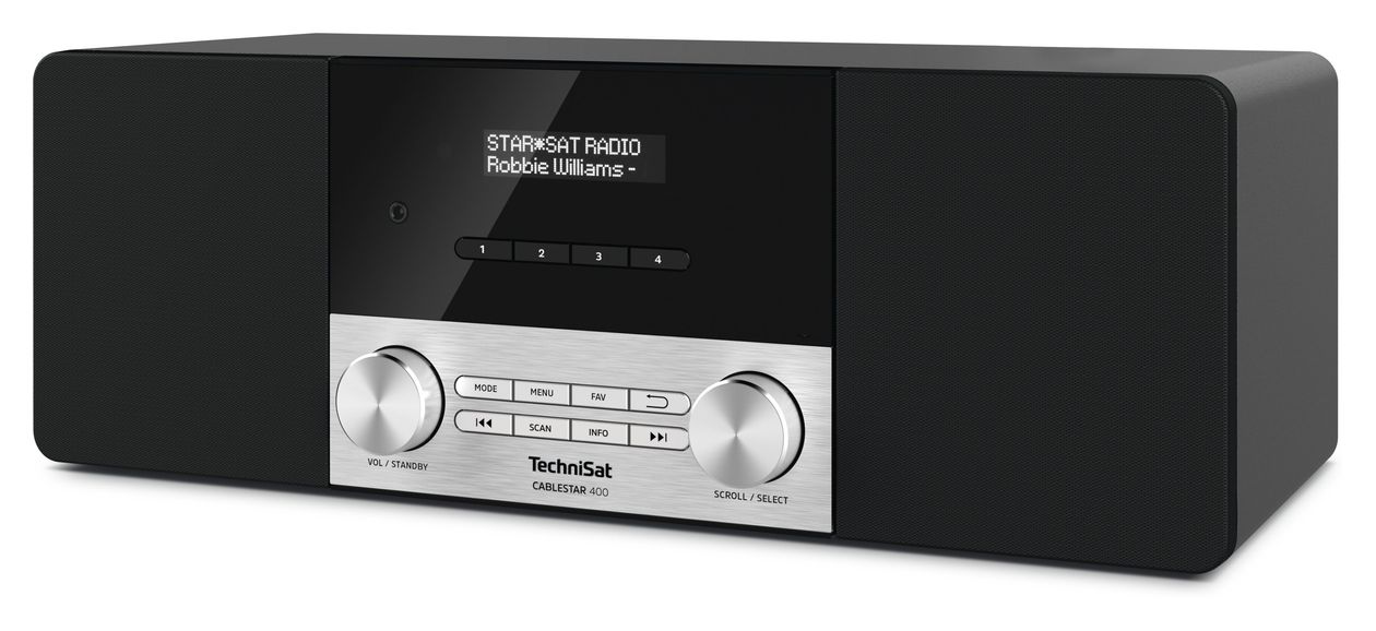 Cablestar 400 Kabelradio (Schwarz) 