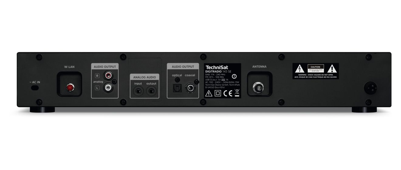 DigitRadio 143 (V3) Bluetooth DAB+, FM Radio Internet  (Schwarz) 