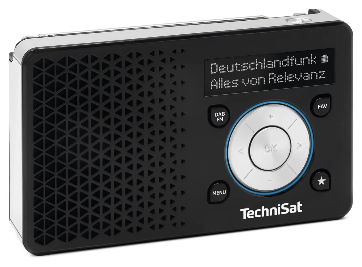DigitRadio 1A DAB, FM Radio  (Schwarz, Weiß) 